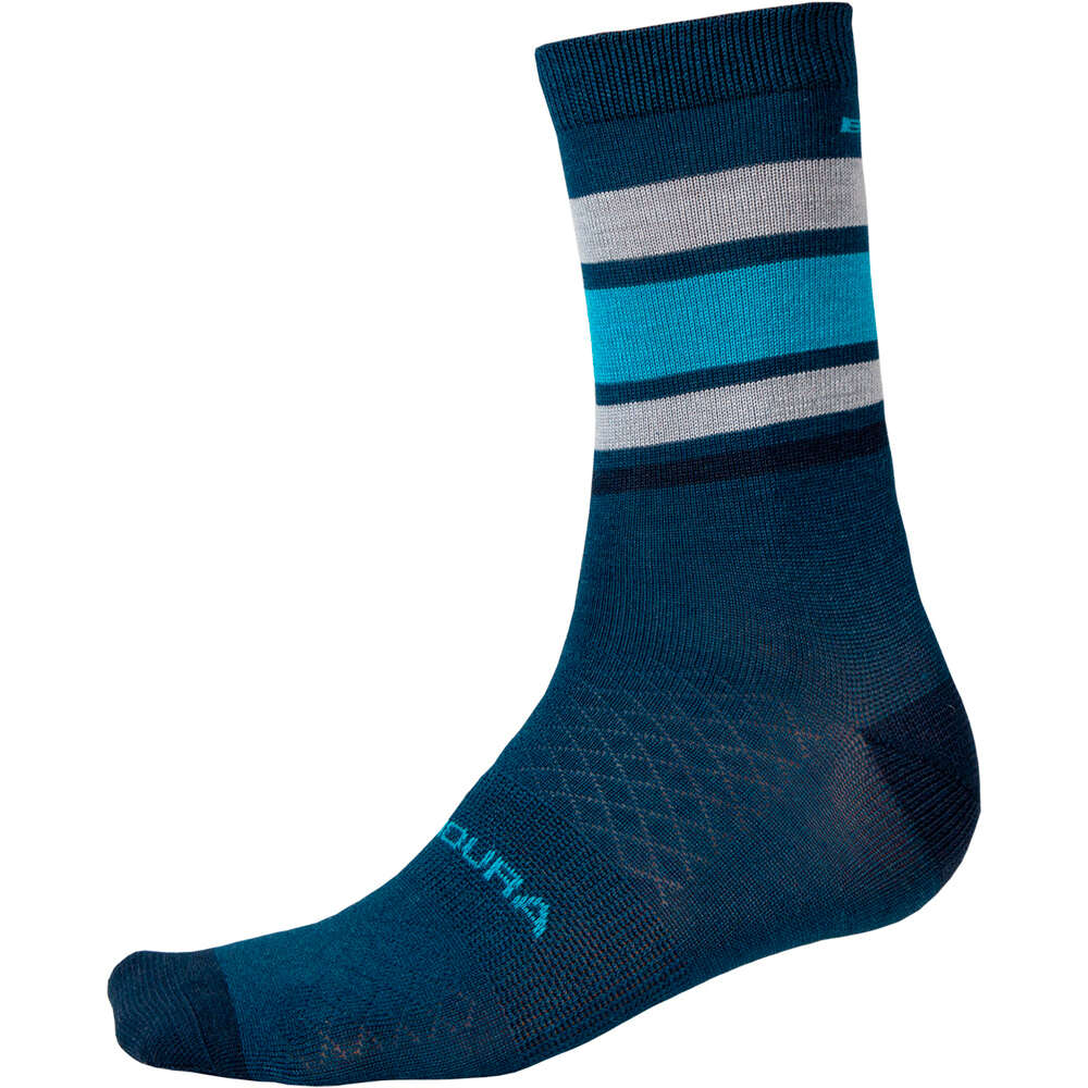 Baabaa merino calcetines ciclismo Azul (S-M)