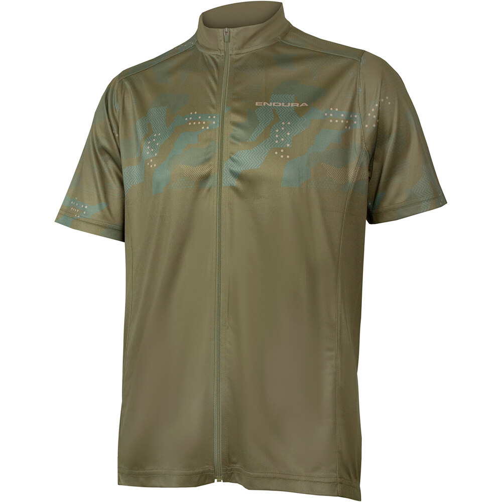 Hummvee ray maillot manga corta hombre Verde (M)