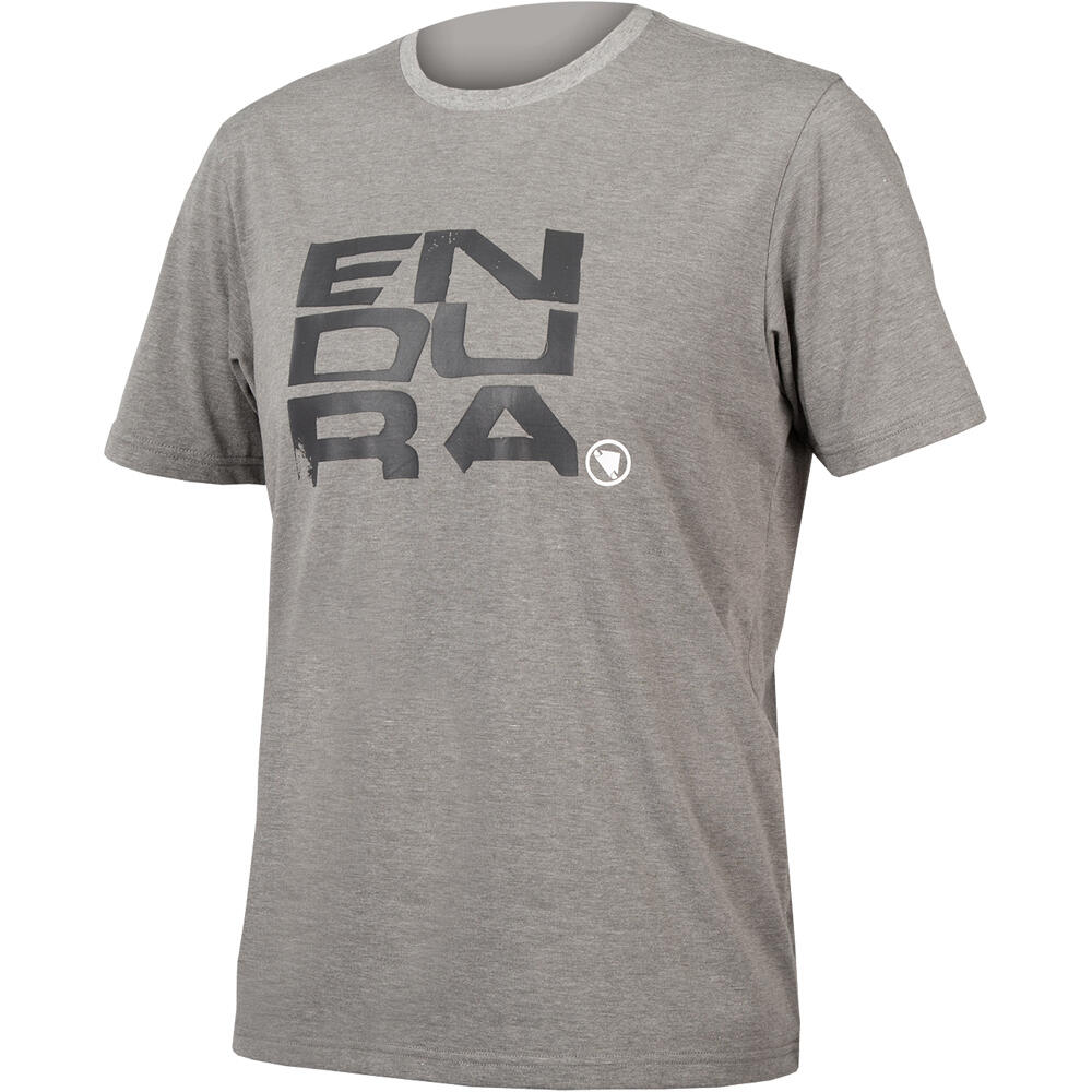 Endura camiseta ciclismo hombre One Clan Organice Tee Stacked vista frontal