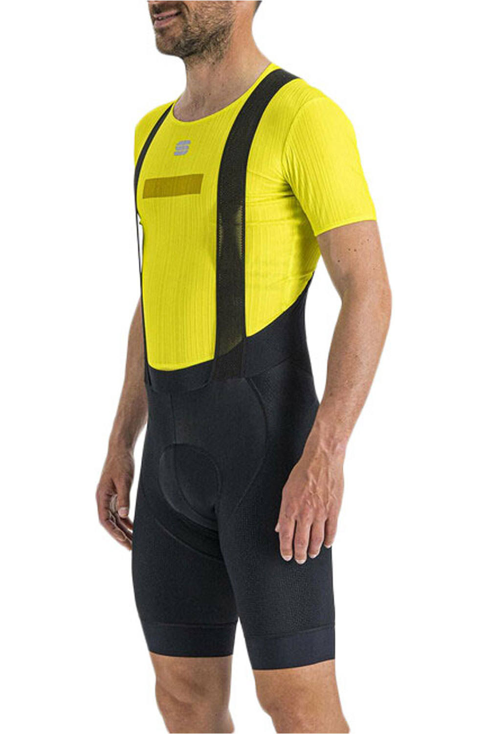 Pro baselayer camiseta térmica manga corta Amarillo (XS)