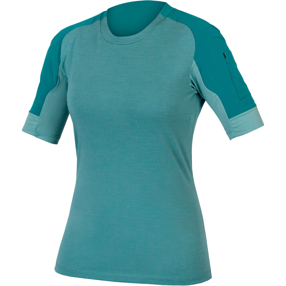Endura camiseta ciclismo mujer Maillot GV500 M/C para mujer vista frontal