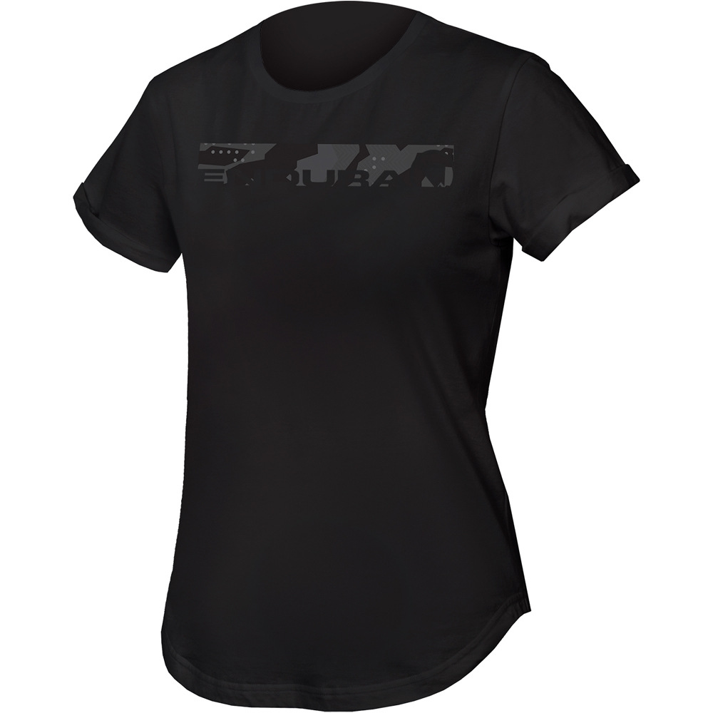 Endura camiseta ciclismo mujer Wms One Clan Organic Tee Camo vista frontal