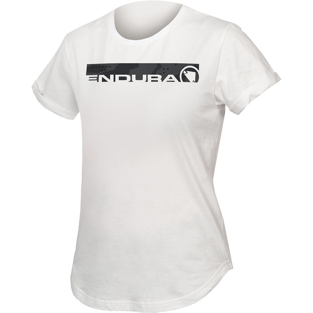 Endura camiseta ciclismo mujer Wms One Clan Organic Tee Camo vista frontal