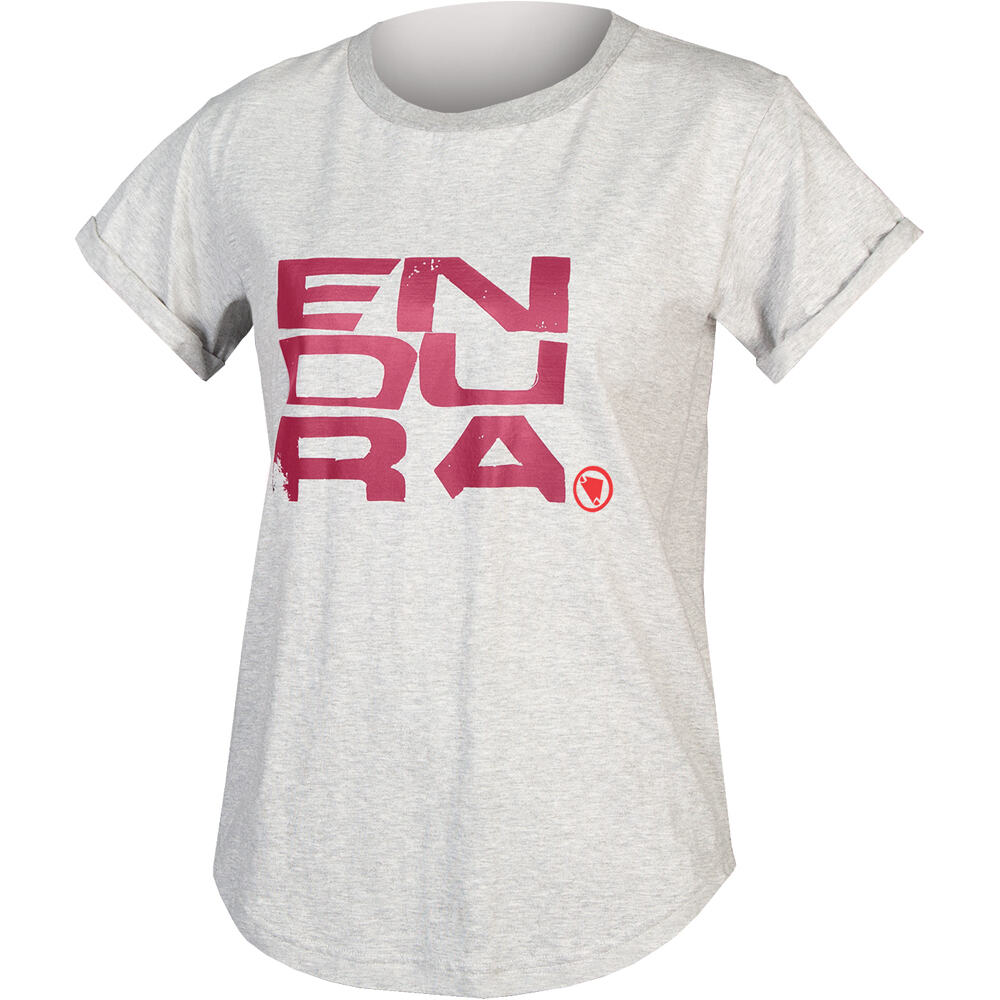 Endura camiseta ciclismo mujer Wms One Clan Organic Tee Stacked vista frontal