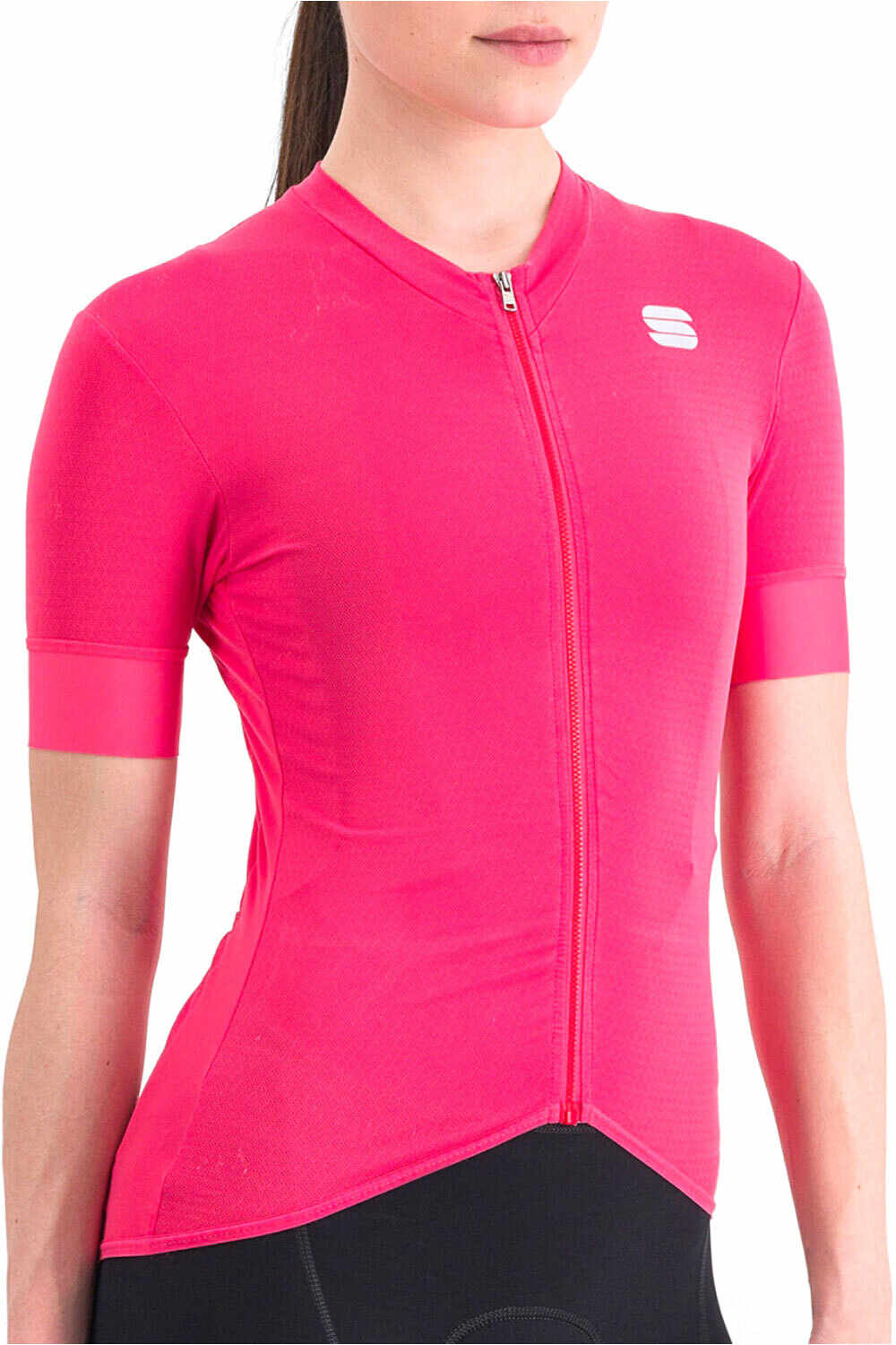 Monocrom maillot manga corta mujer Rojo (XS)