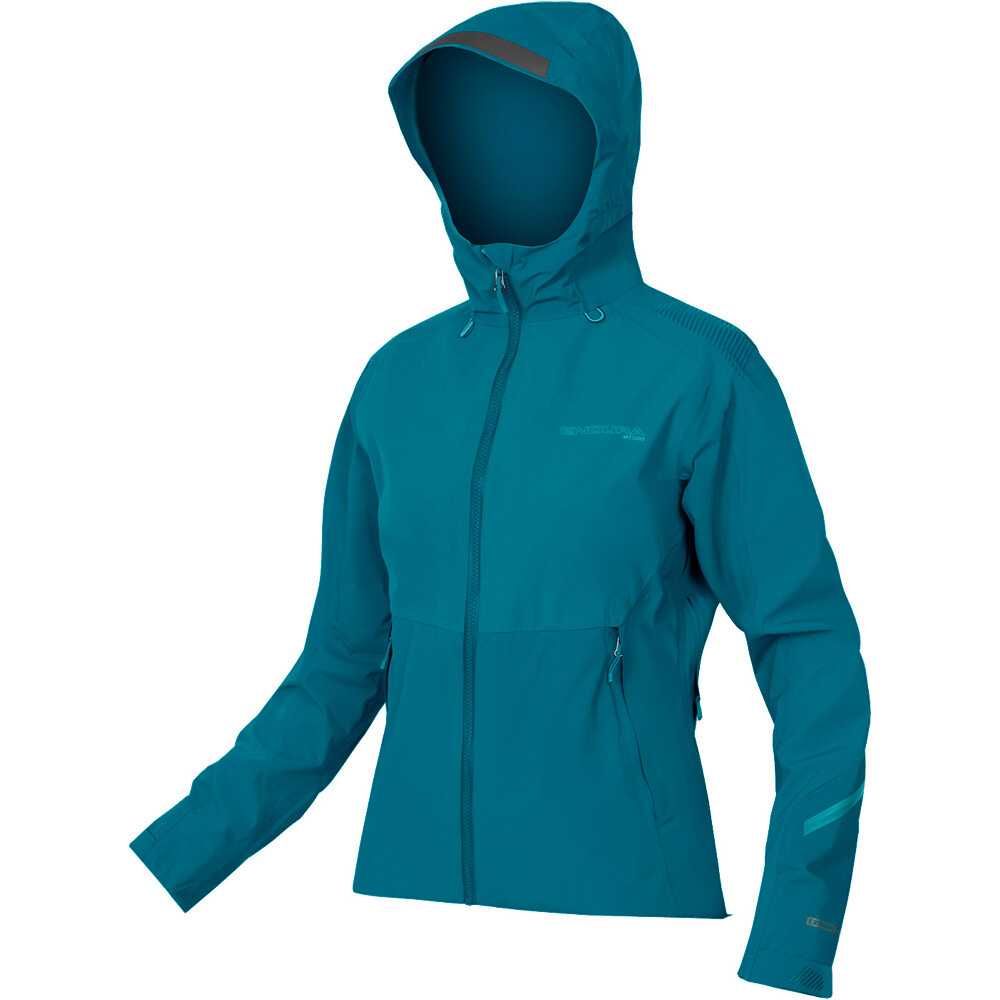 Endura chaqueta impermeable ciclismo mujer MT500 Chaqueta impermeable para mujer vista frontal