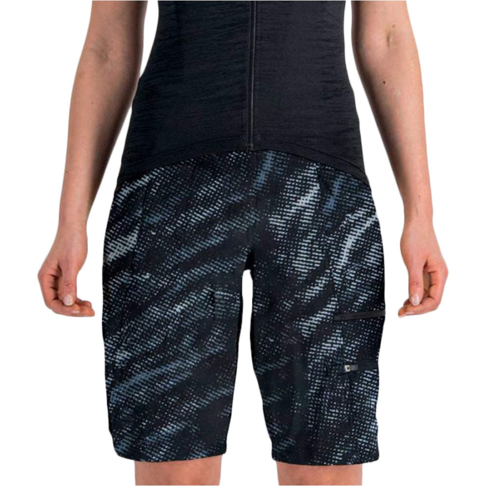 Sportful culotte corto mujer CLIFF GIARA W OVERSHORT vista frontal