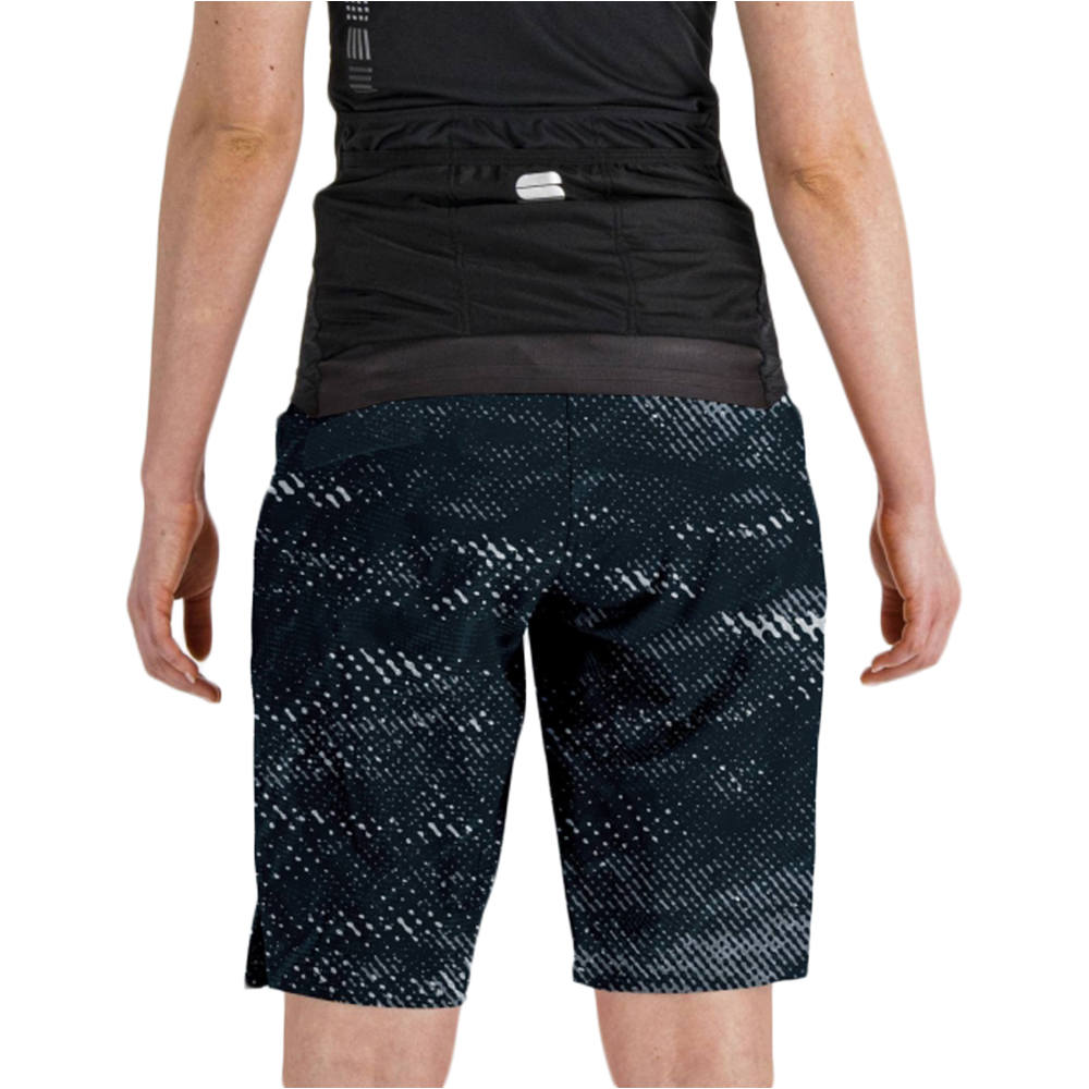 Sportful culotte corto mujer CLIFF GIARA W OVERSHORT vista trasera