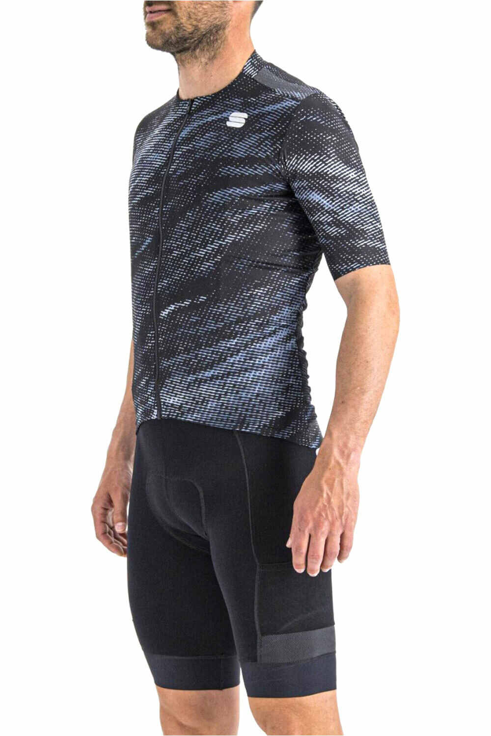 Cliff supergiara maillot manga corta hombre Negro (XXXL)