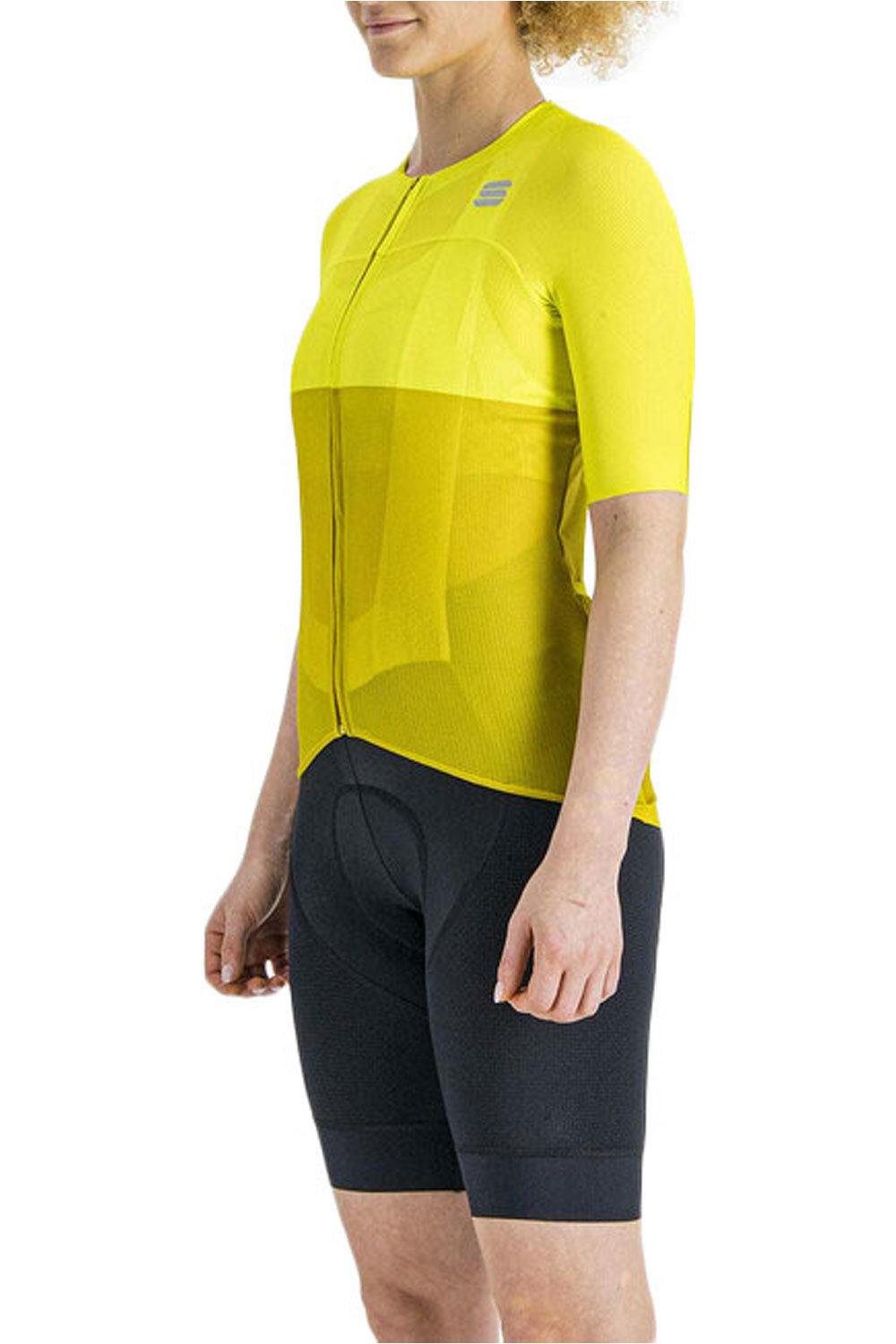 Pro maillot manga corta mujer Amarillo (L)