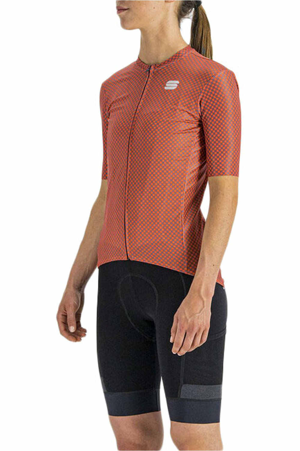 Checkmate maillot manga corta mujer Rojo (XL)