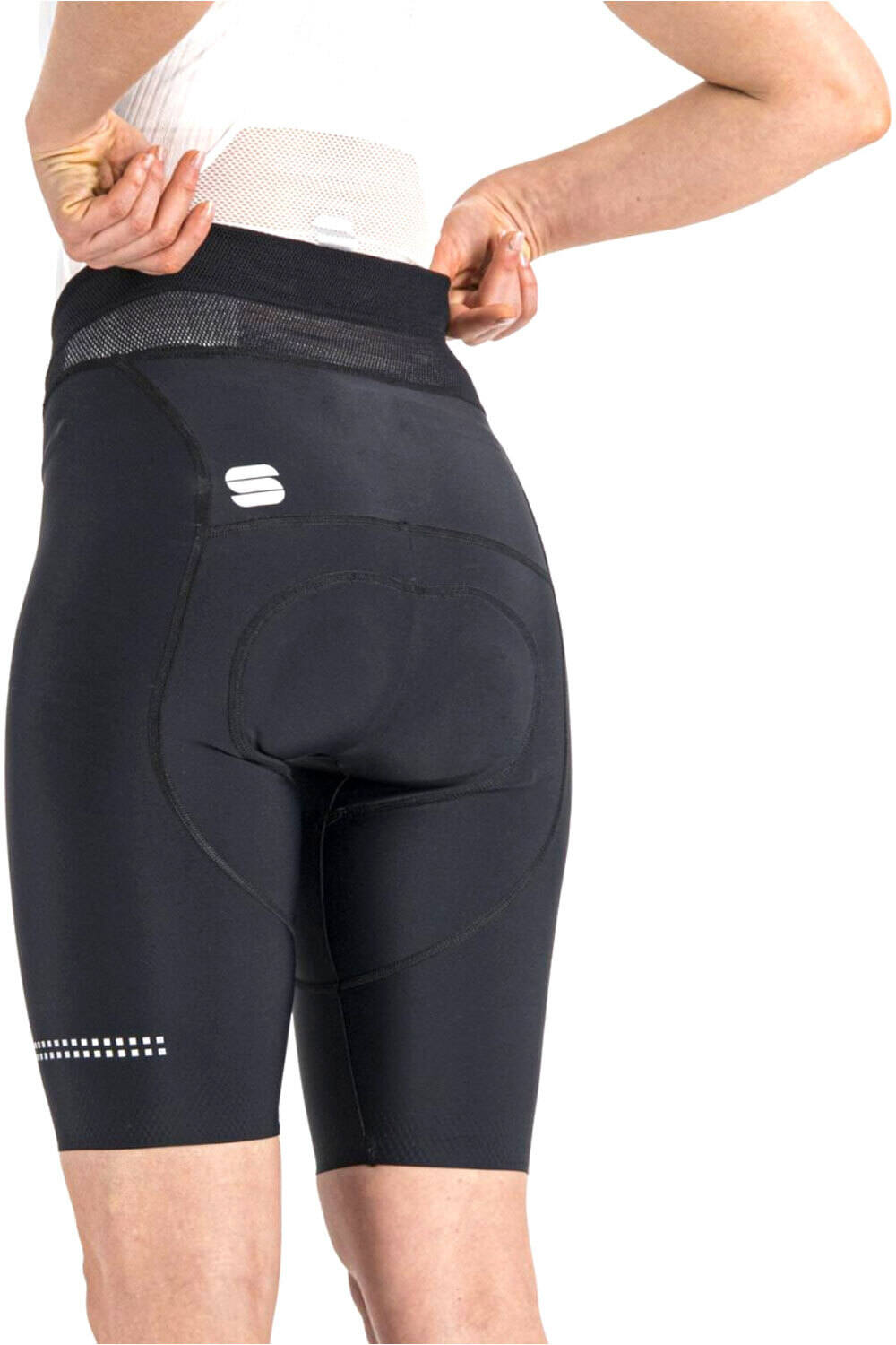 Sportful culotte corto mujer CLASSIC W SHORT vista trasera