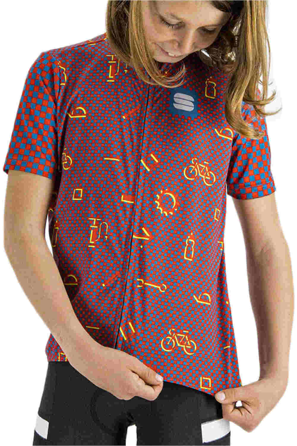 Sportful checkmate maillot manga corta niño