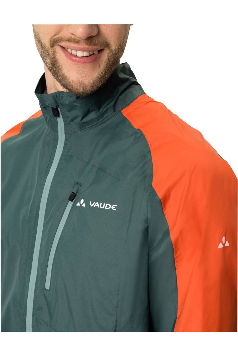 Vaude chaqueta impermeable ciclismo hombre Men's Drop Jacket III vista detalle