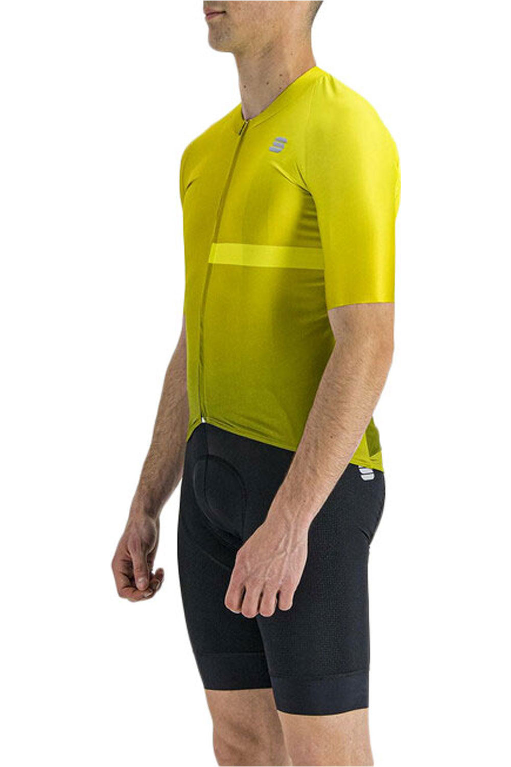 Bomber maillot manga corta hombre Amarillo (XL)