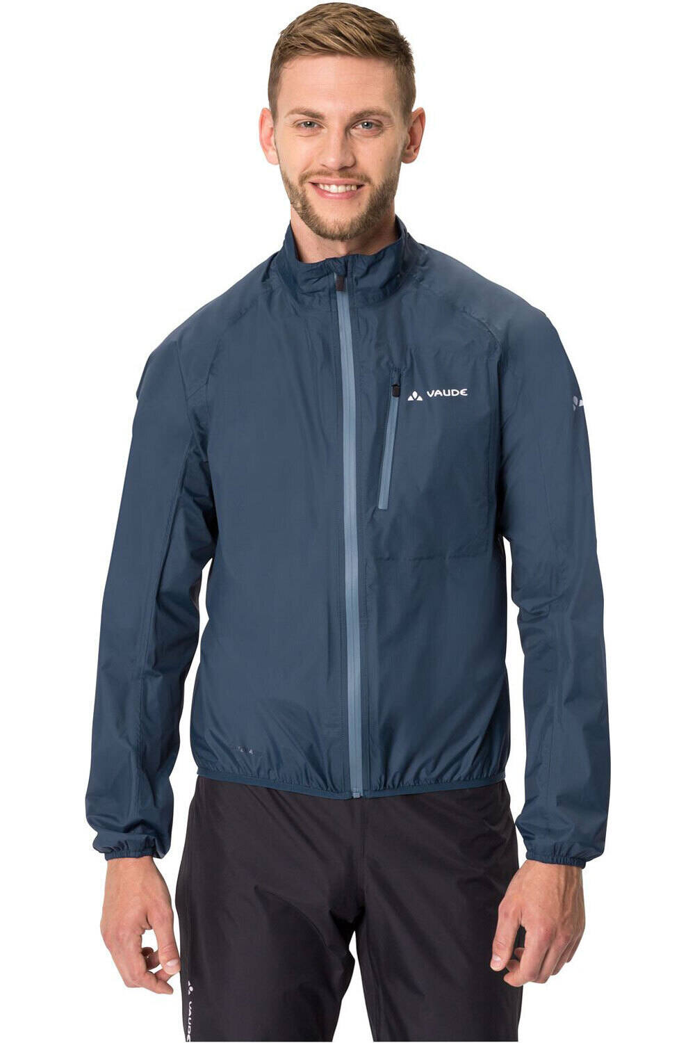 Vaude chaqueta impermeable ciclismo hombre Men's Drop Jacket III vista frontal