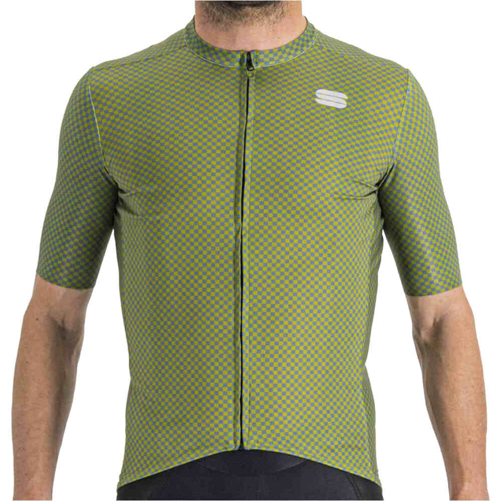 Sportful maillot manga corta hombre CHECKMATE JERSEY AZ vista detalle