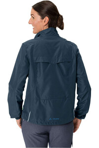 Vaude chaqueta impermeable ciclismo mujer Women's Dundee Classic ZO Jacket vista trasera