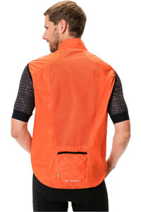 Vaude chaleco ciclismo cortavientos Men's Air Vest III vista trasera