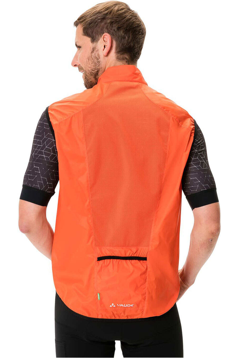 Vaude chaleco ciclismo cortavientos Men's Air Vest III vista trasera