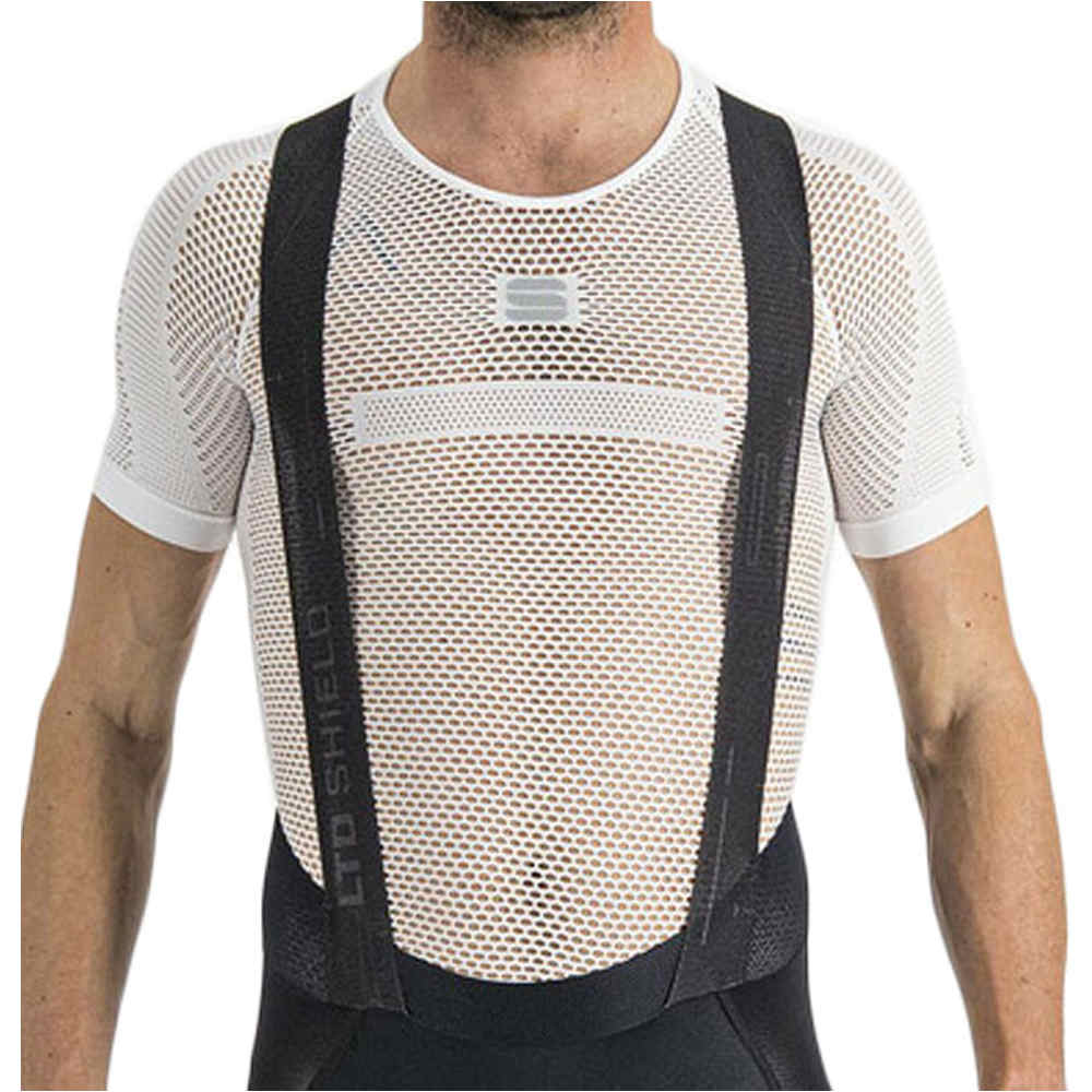 Nd skin mesh camiseta térmica manga corta Blanco (L/XL)