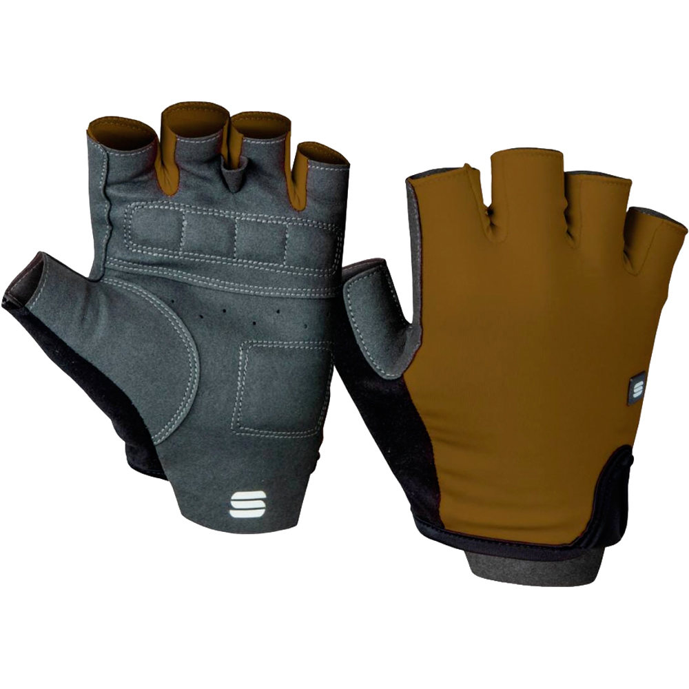 Matchy guantes cortos ciclismo Marron (XL)