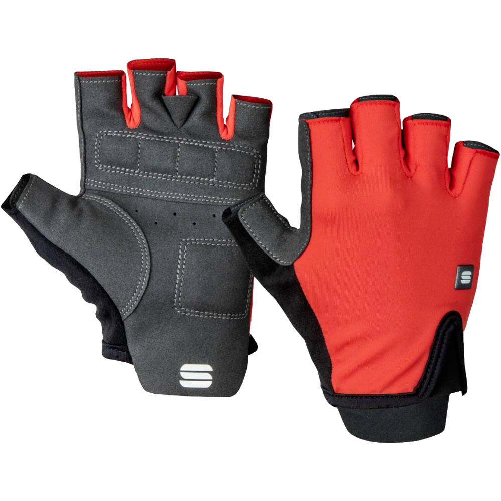 Matchy w guantes cortos ciclismo Rojo (M)