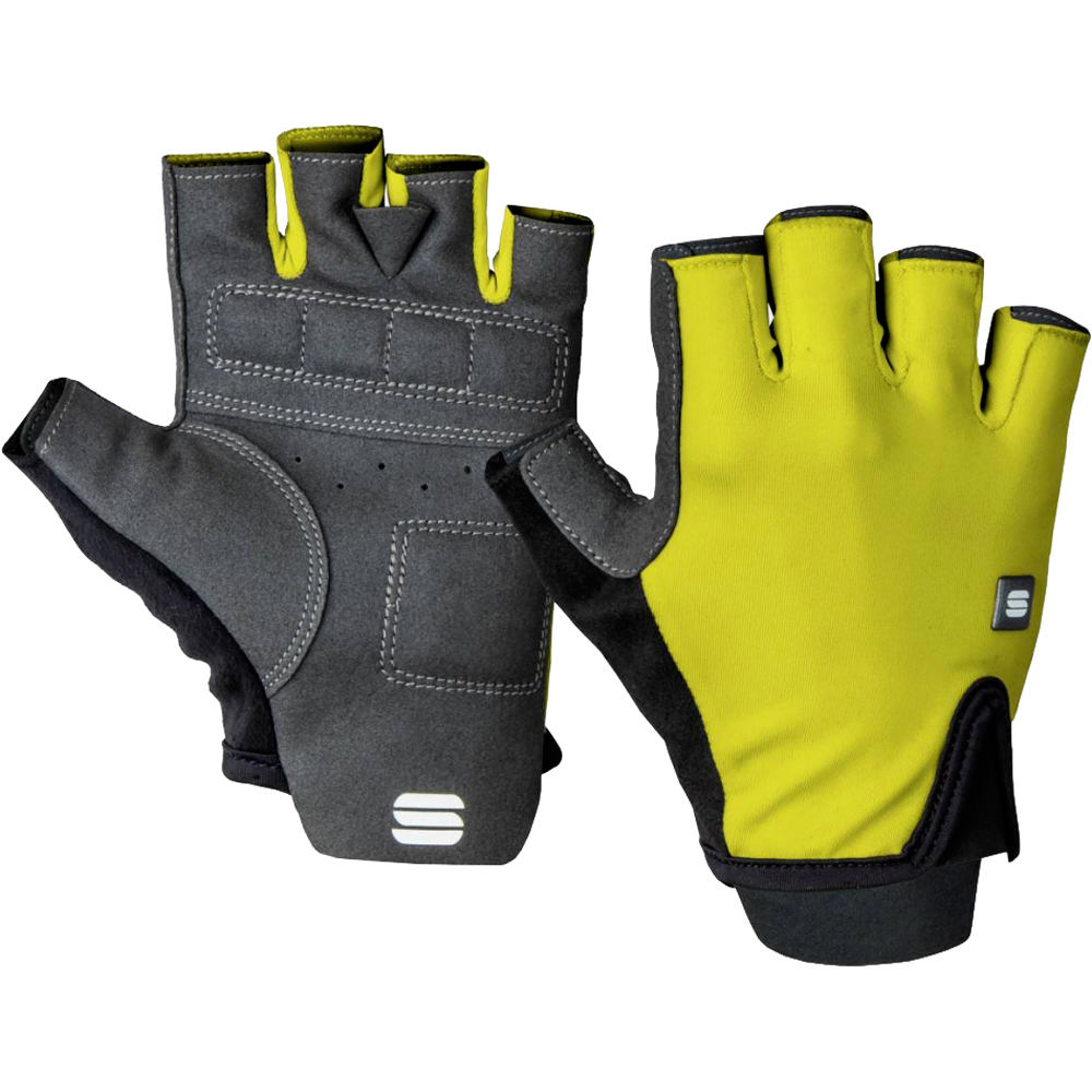Matchy w guantes cortos ciclismo Amarillo (XS)
