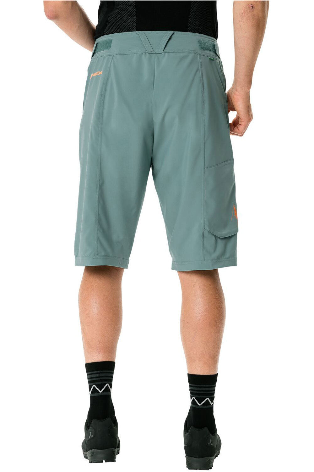 Vaude pantalón corto ciclismo hombre Men's Ledro Shorts vista trasera