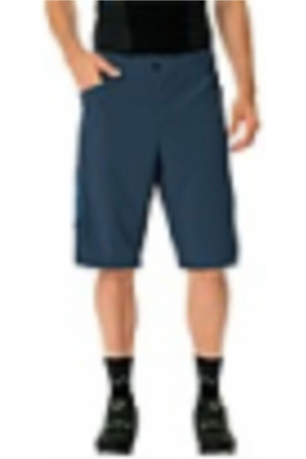 Ledro shorts pantalón corto ciclismo hombre Azul (S)