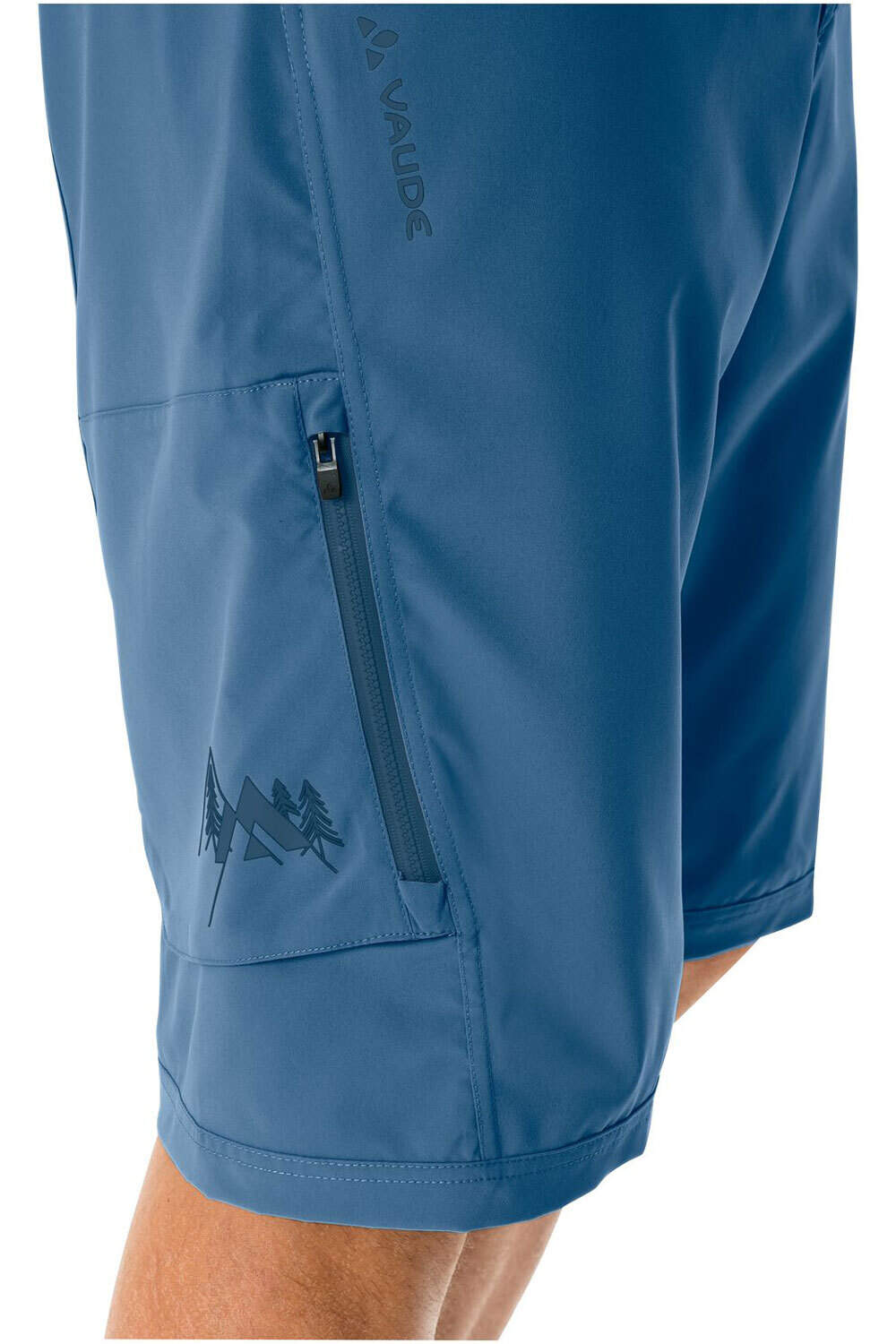 Vaude pantalón corto ciclismo hombre Men's Ledro Shorts vista detalle