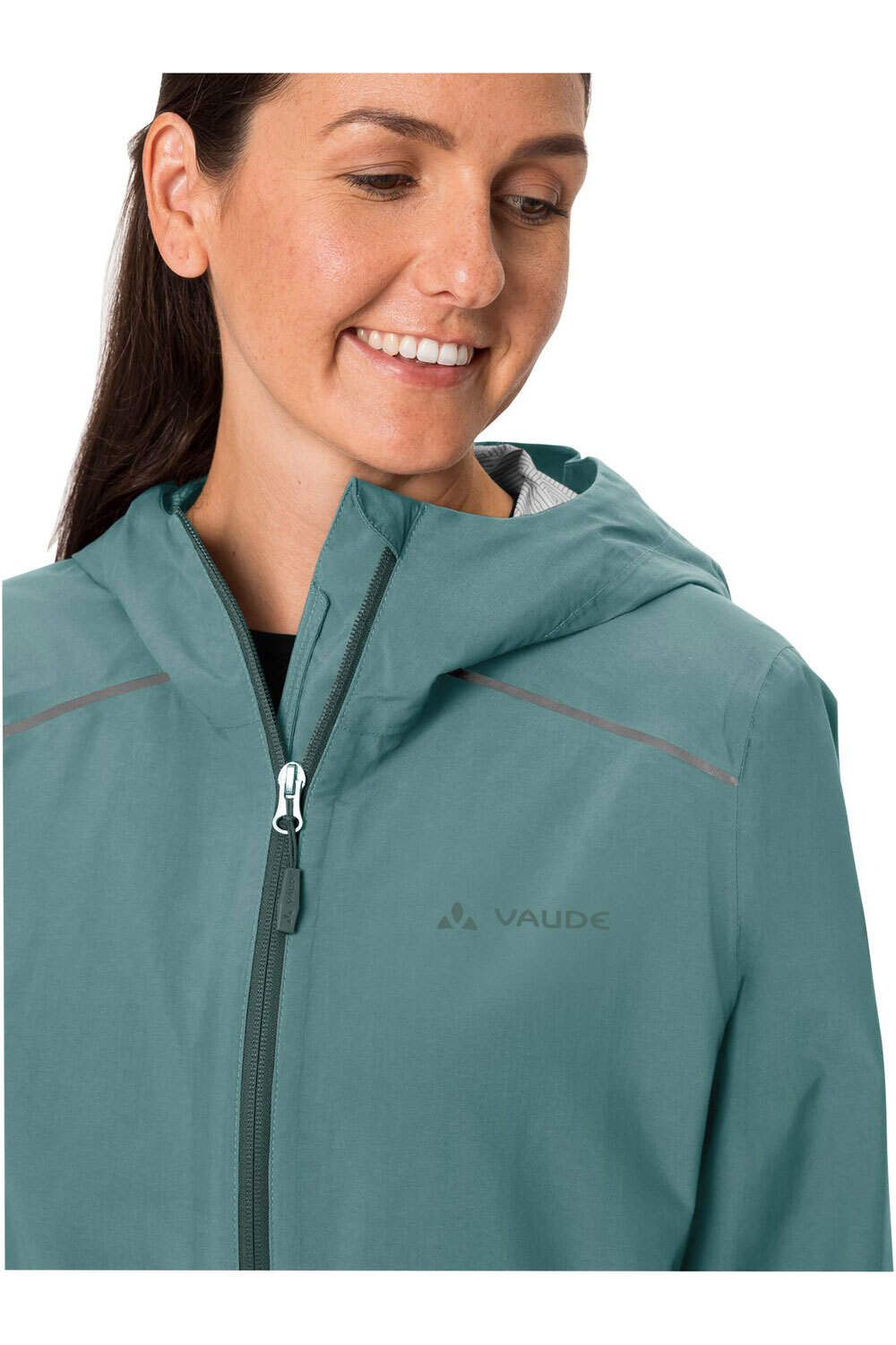 Vaude chaqueta impermeable ciclismo mujer Women's Yaras Jacket IV vista detalle