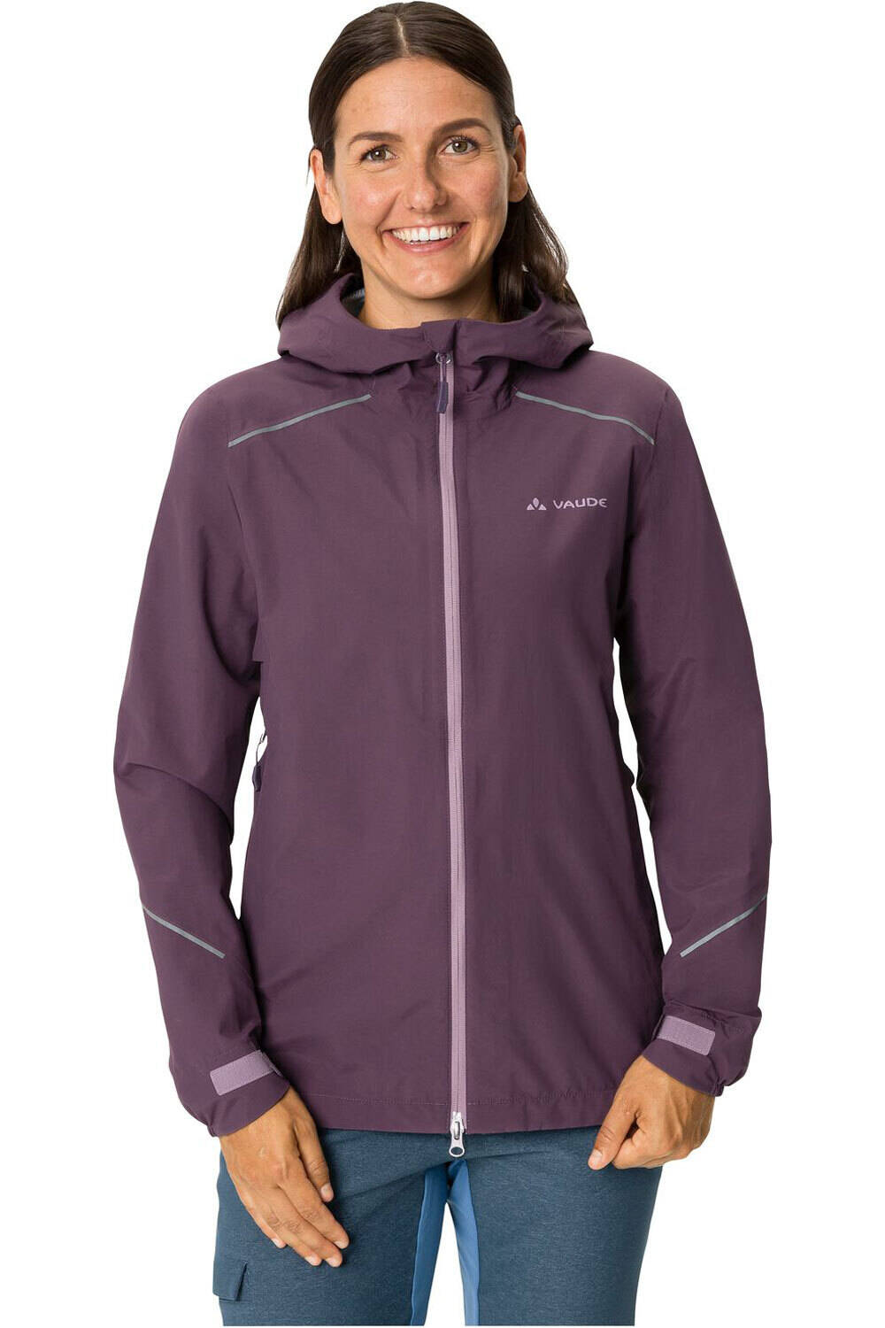 Vaude chaqueta impermeable ciclismo mujer Women's Yaras Jacket IV vista frontal