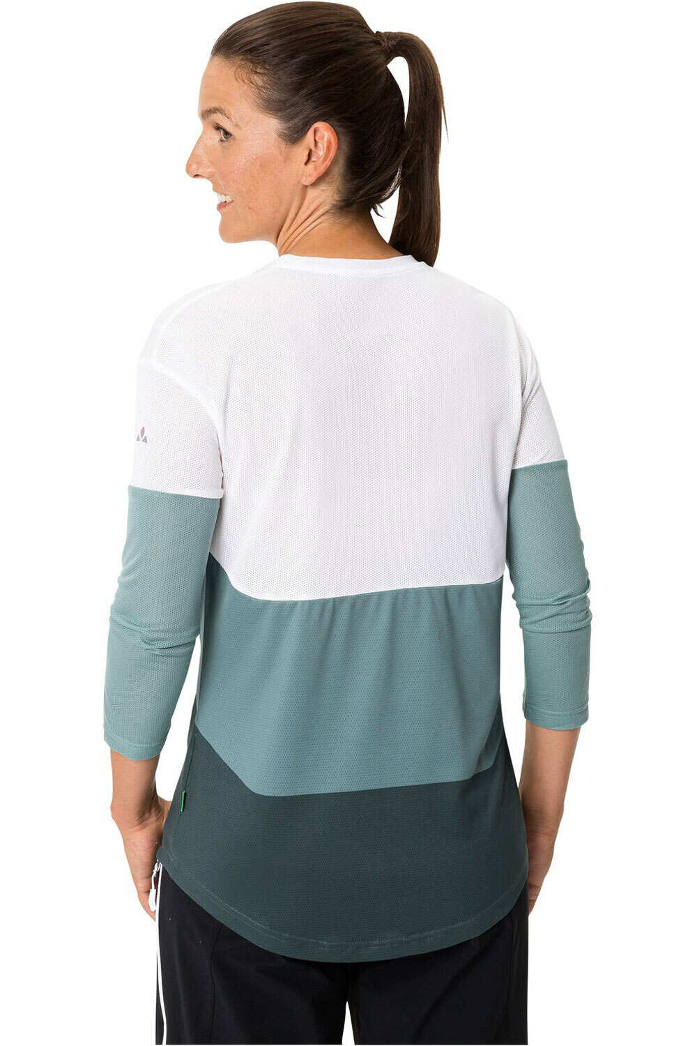 Vaude maillot manga larga mujer Women's Moab LS T-Shirt V vista trasera