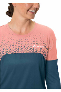 Vaude maillot manga larga mujer Women's Moab LS T-Shirt V vista detalle