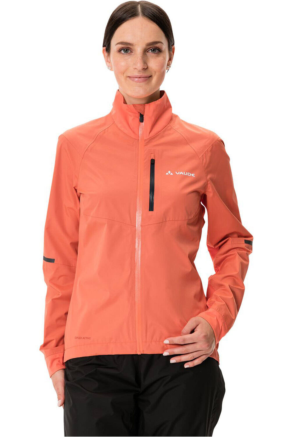Vaude chaqueta impermeable ciclismo mujer Women's Kuro Rain Jacket vista frontal