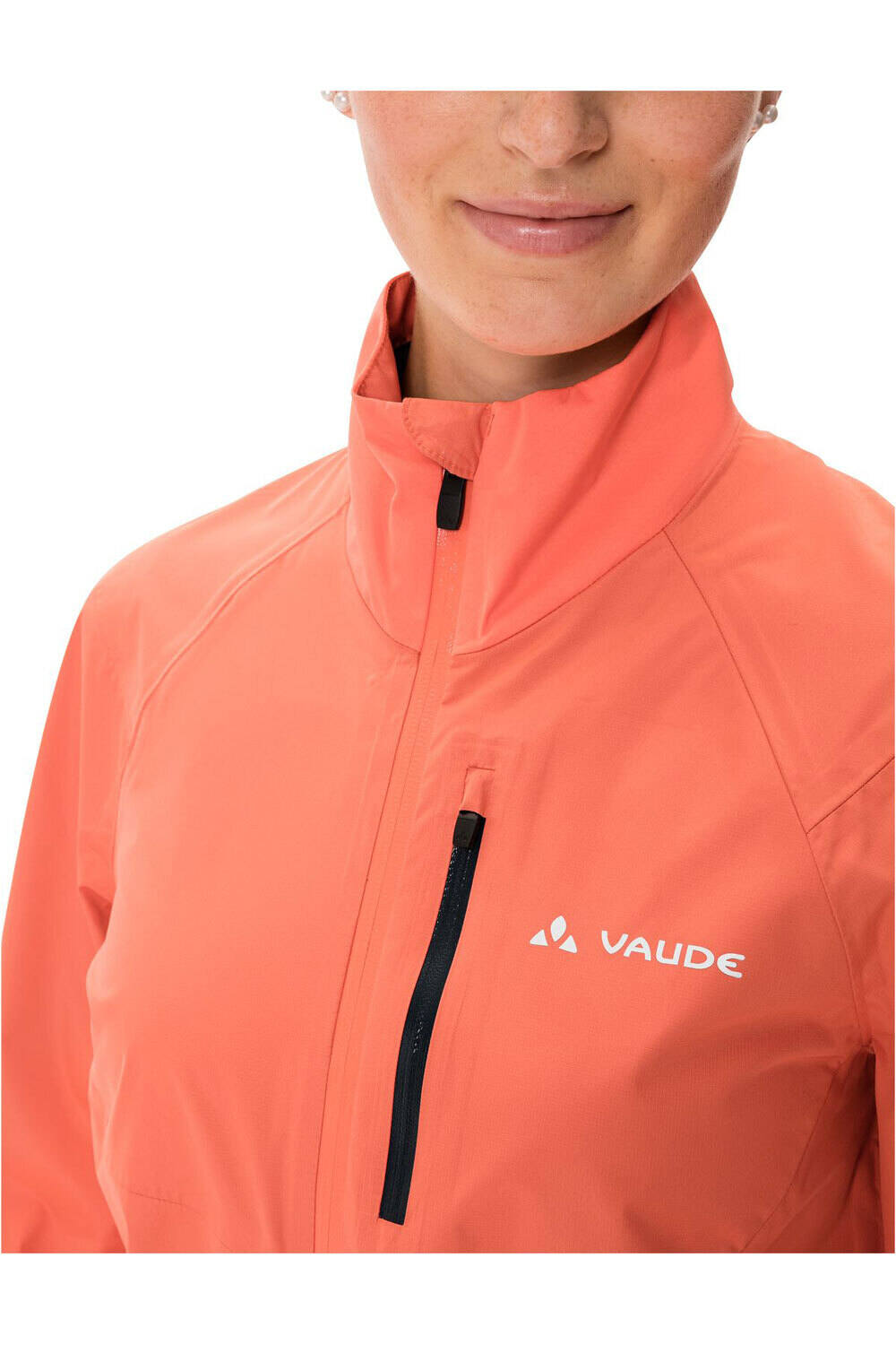 Vaude chaqueta impermeable ciclismo mujer Women's Kuro Rain Jacket vista detalle