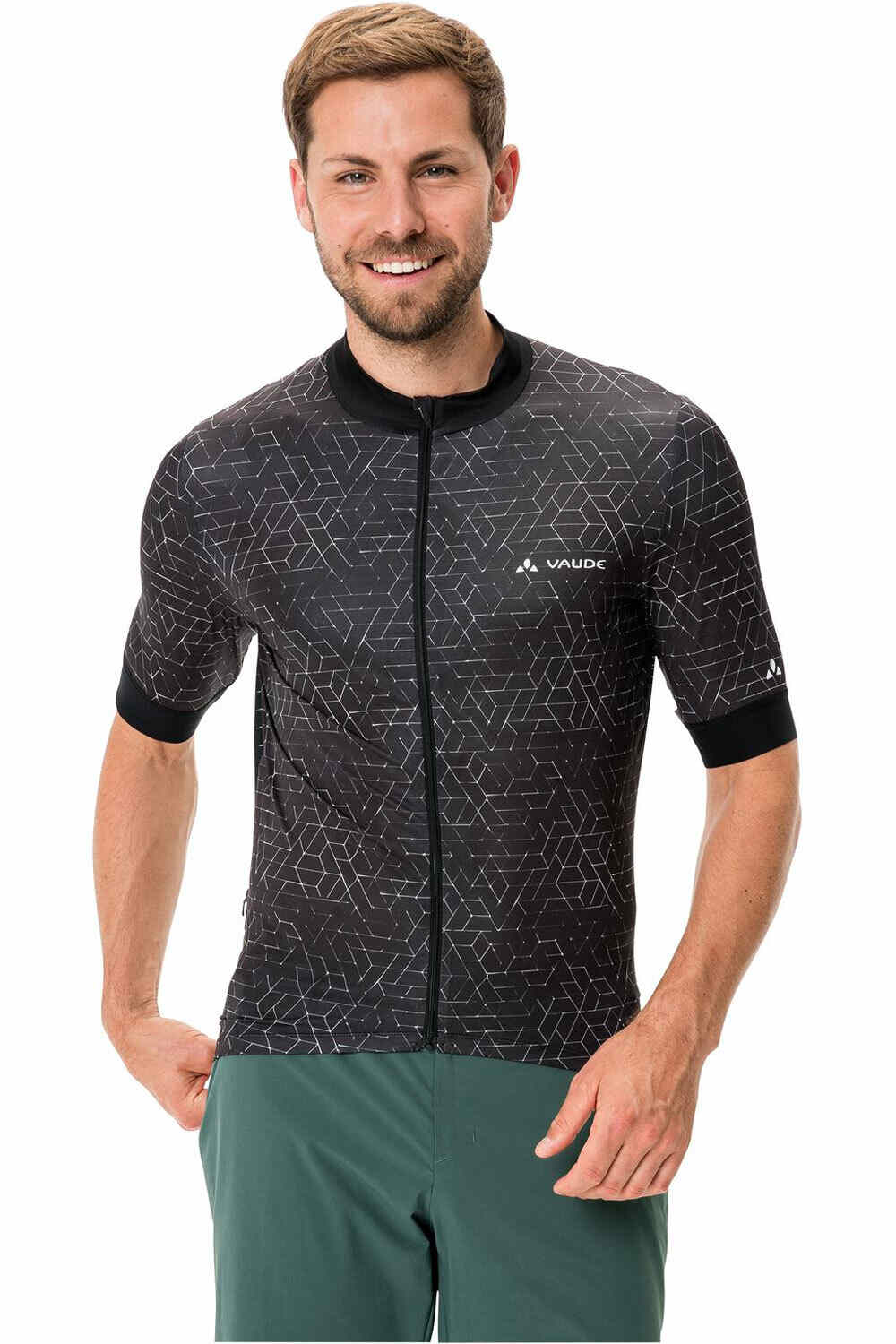 Vaude maillot manga corta hombre Men's Kuro Pro FZ Tricot vista frontal