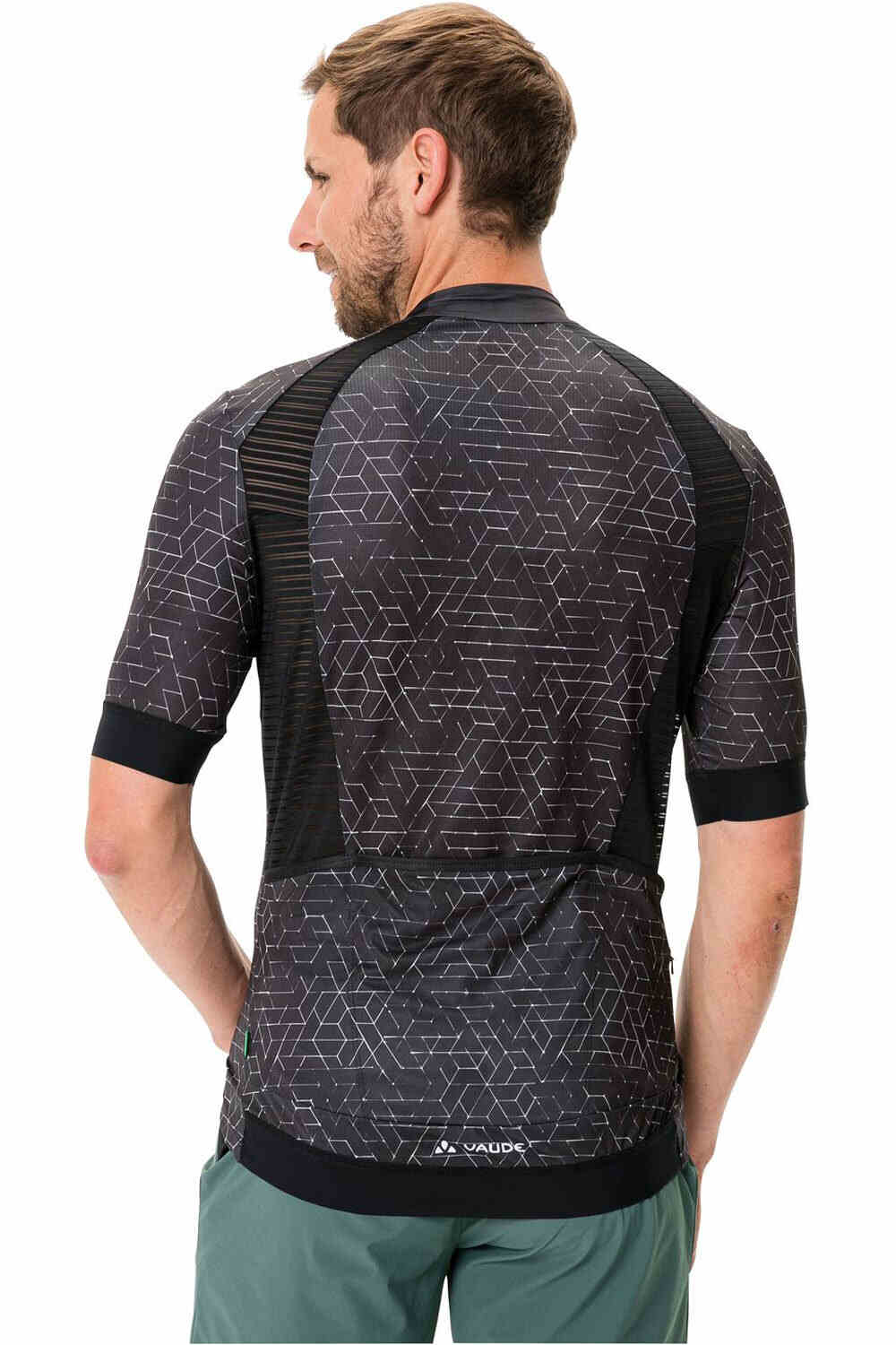 Vaude maillot manga corta hombre Men's Kuro Pro FZ Tricot vista trasera