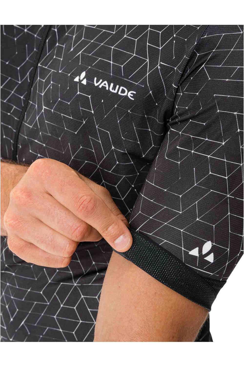 Vaude maillot manga corta hombre Men's Kuro Pro FZ Tricot vista detalle