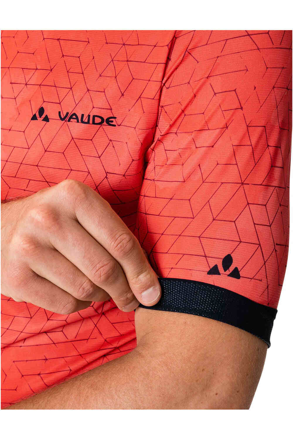 Vaude maillot manga corta hombre Men's Kuro Pro FZ Tricot vista detalle