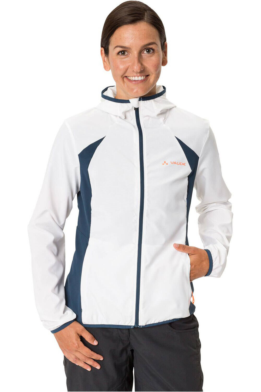 Vaude cortavientos ciclismo mujer Women's Qimsa Air Jacket vista frontal