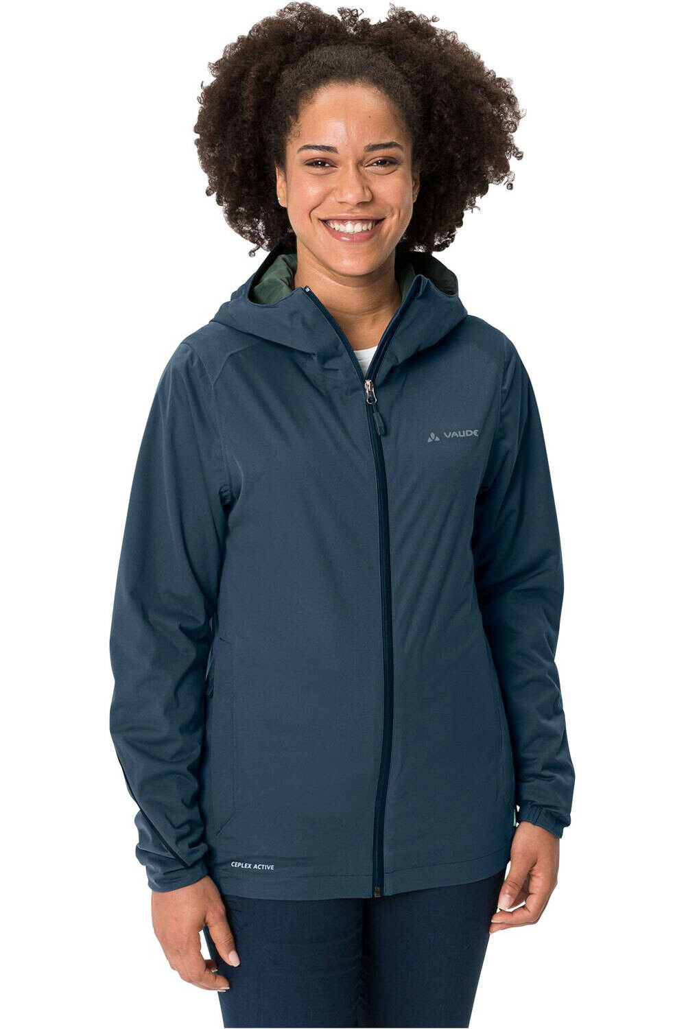 Vaude chaqueta impermeable ciclismo mujer Women's Cyclist Jacket III vista frontal
