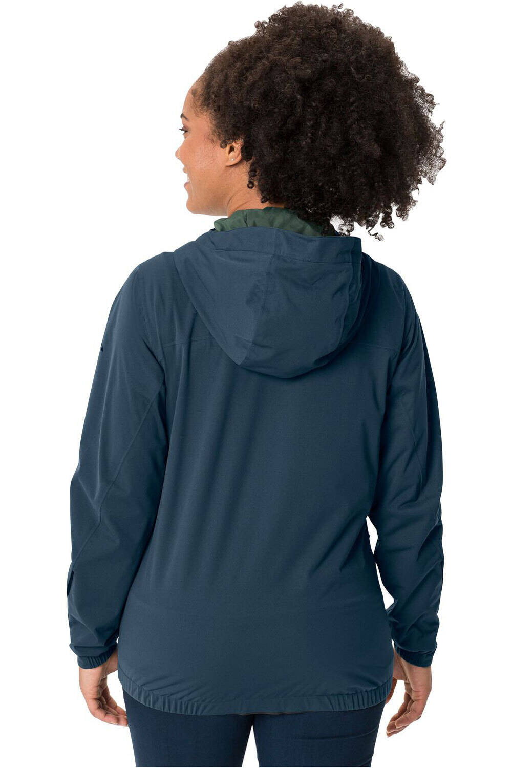 Vaude chaqueta impermeable ciclismo mujer Women's Cyclist Jacket III vista trasera