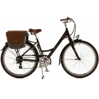 Littium bicicleta paseo BERLIN 10.4 Ah BLACK vista frontal