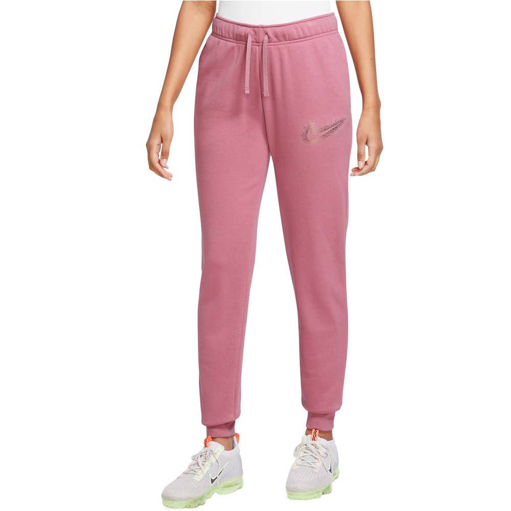 Nike pantalón mujer NSW STRDST FLC GX JGGR vista frontal