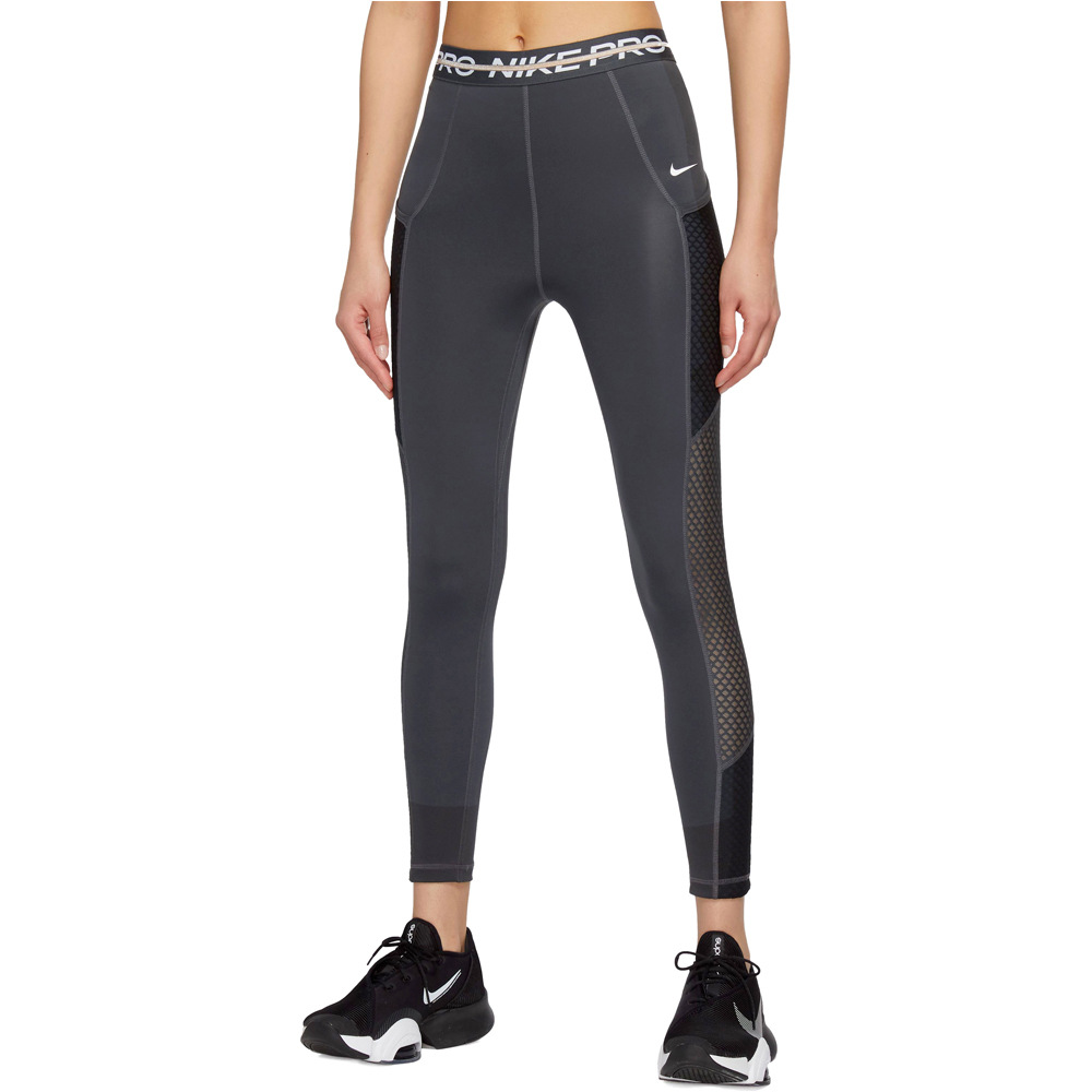 Nike pantalones y mallas largas fitness mujer DF HR 7/8 TGHT FEMME vista frontal