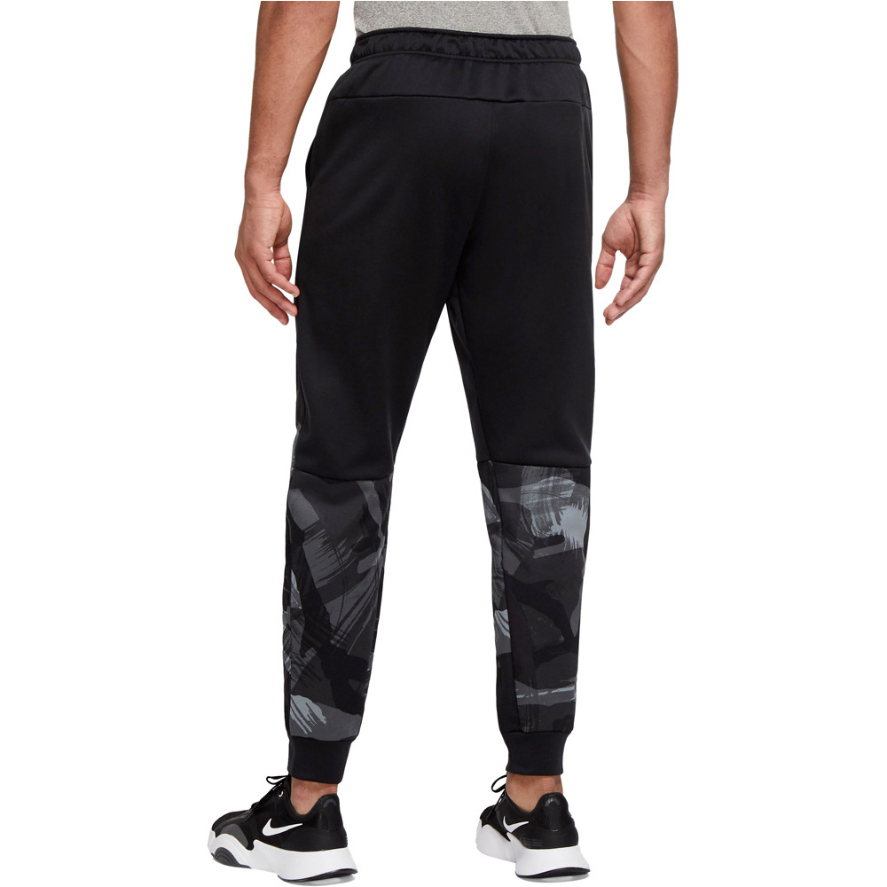 Nike pantalon fitness hombre TF PANT TAPER CAMO vista trasera