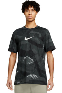 Nike camiseta fitness hombre DF TEE CAMO AOP vista frontal
