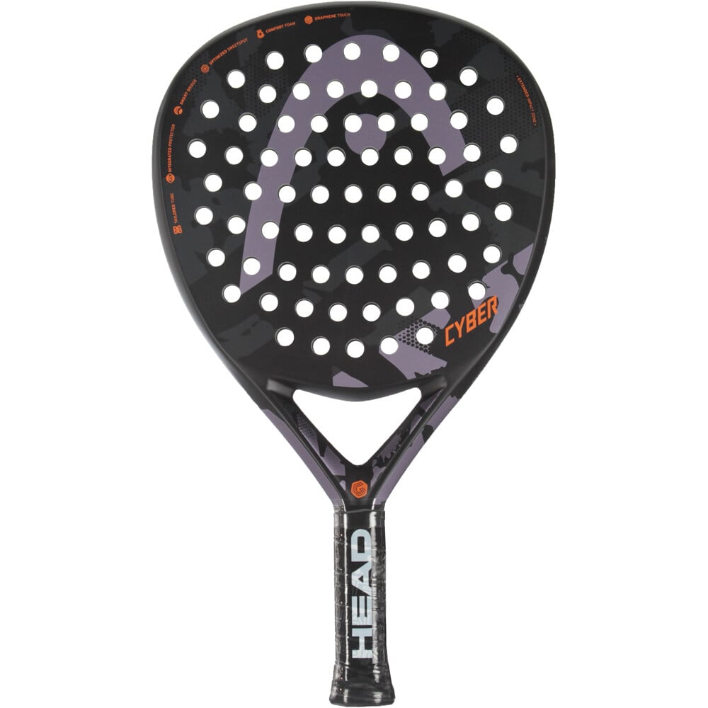 Head cyber bk pu fs pala pádel adulto
